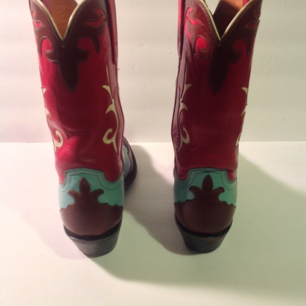 Women's size 8 1/2 B Lucchese Cowgirl boots. - Picture 3 of 8